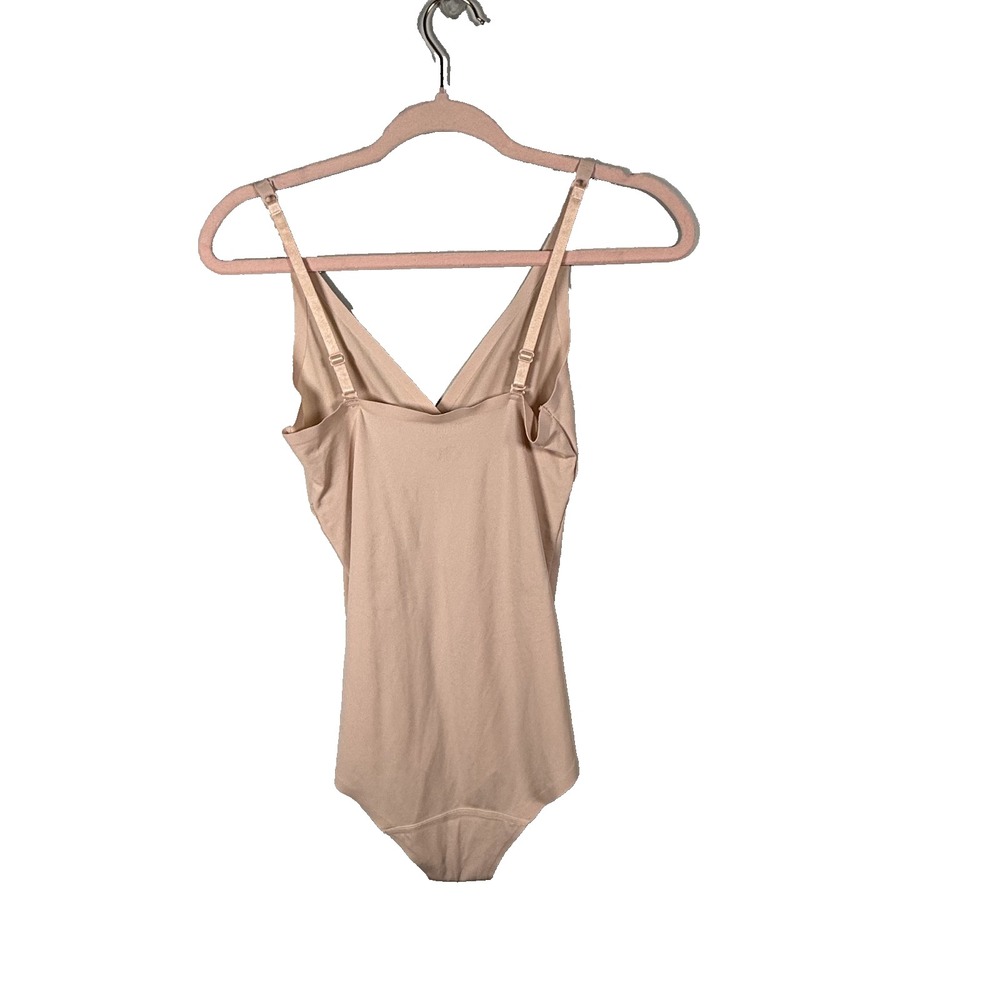 Skinnygirl Nude Seamless Full Body Shaper Bodysuit Women's Small Nude Shapewear